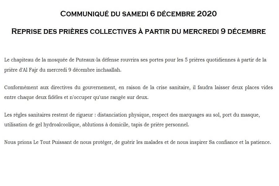 Fermeture de la mosquee pour crise sanitaire Fermeture de la mosquee pour crise sanitaire