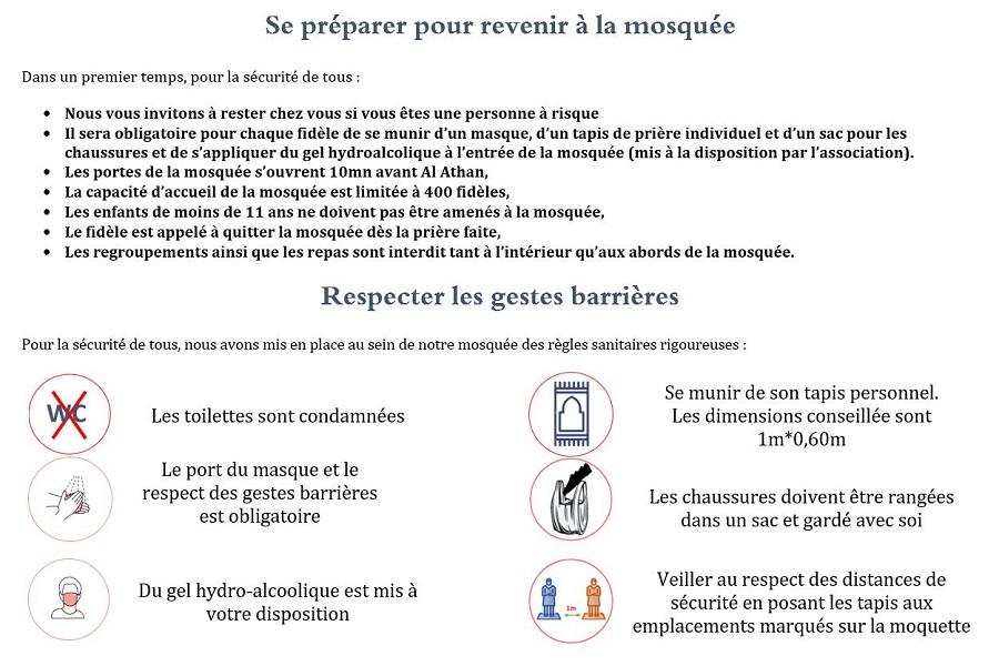 Se préparer pour revenir à la mosquée